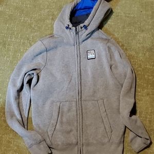 Hollister gray light padded jacket